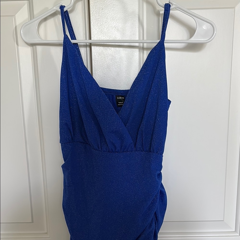 Sparkly blue bodycon Dress